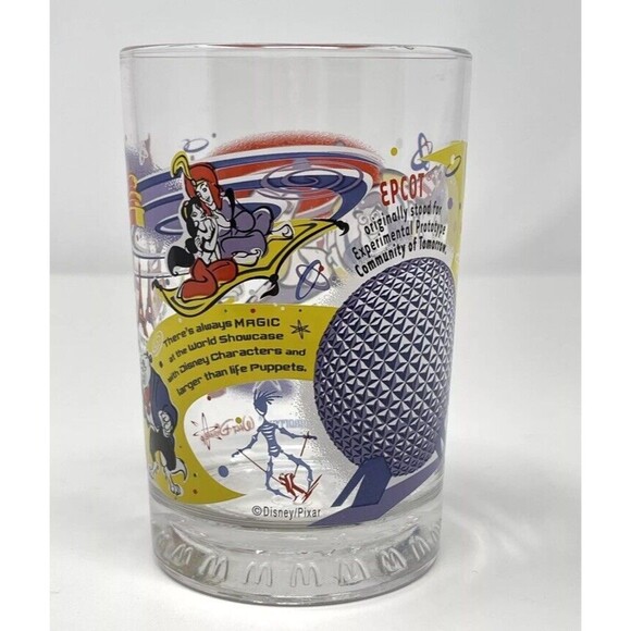 2002 McDonald's Disney Pixar Glass 100 Years of Magic Epcot Buzz Lightyear EUC - Picture 5 of 6